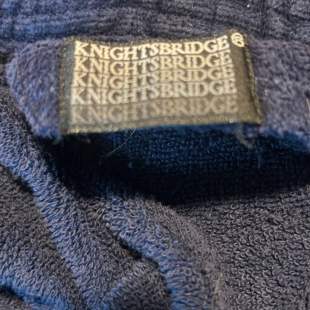 Knights Bridge Men’s Blue Robe - Picture 6 of 6